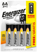 Energizer Alkaline Power AA 3+1 zdarma