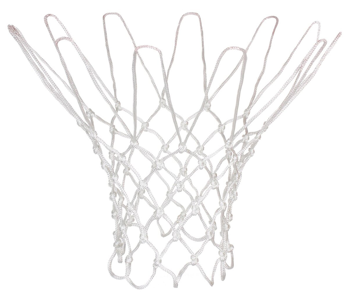 Basketbalová síťka 4 mm - bílá