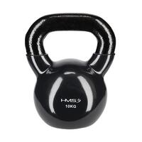 Kettlebell pokrytý vinylem HMS KNV10 10 kg, černý