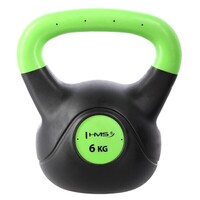 Kompozitový kettlebell HMS KPC06 Vin-Bell 6 kg zelený