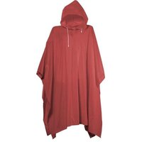 Pláštěnka PONCHO PVC silná červená